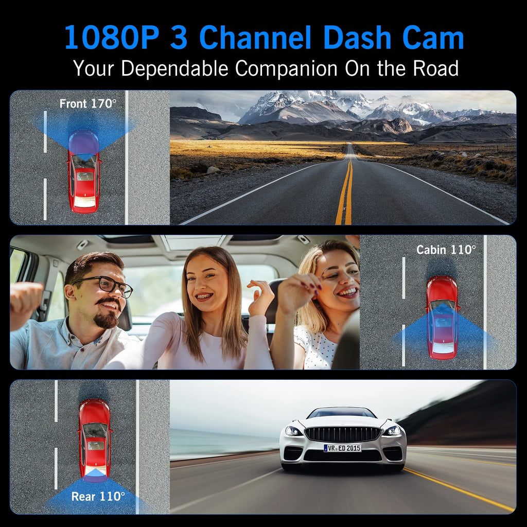 DashCam Avant et Arrière 1080px