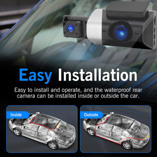 DashCam Avant et Arrière 1080px